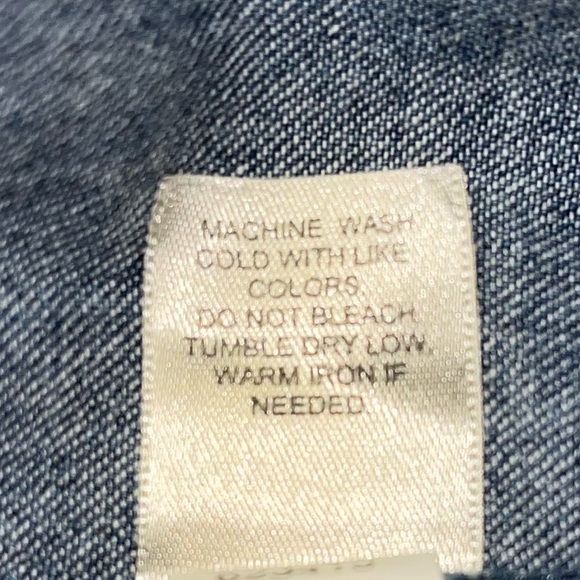 J. Jill Petite Women’s Long Sleeves Denim Blouse size LP - Picture 8 of 8